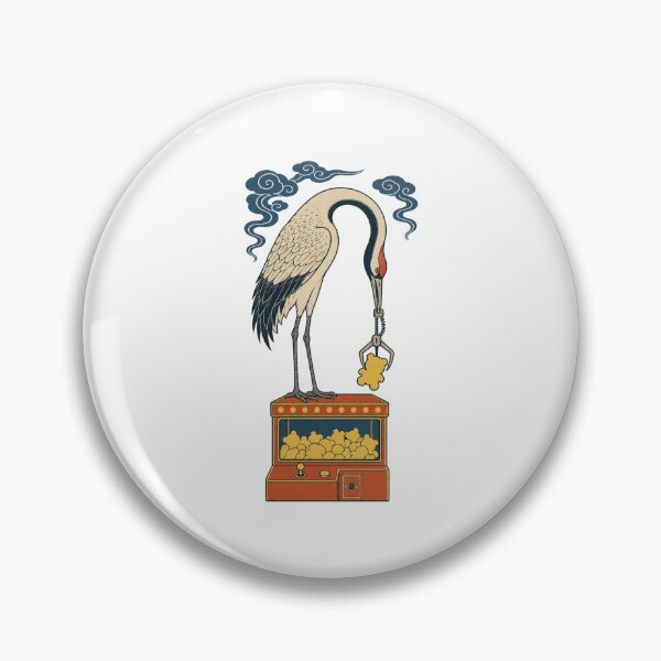 Item preview, Ukiyo-e Crane Claw Machine Art designed and sold by MOSIDRIP™.