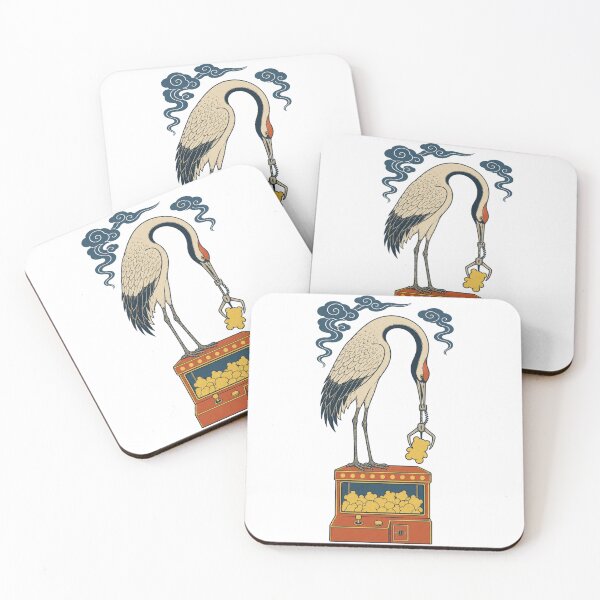 Item preview, Ukiyo-e Crane Claw Machine Art designed and sold by MOSIDRIP™.