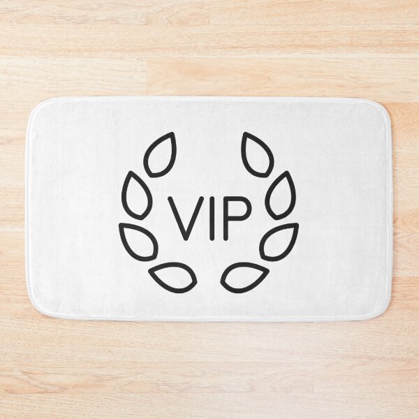 Item preview, VIP Laurel Wreath Badge Icon designed and sold by VectorForge Studio.