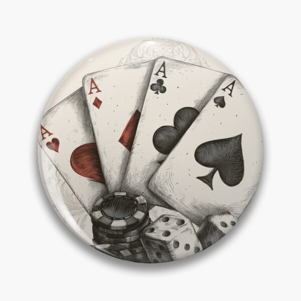 Artikelvorschau, Vier Asse und Casino-Spiele entworfen und verkauft von dcrc.