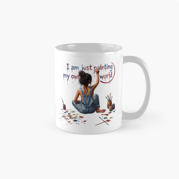 Item preview, Painting My Own World – Artist Girl Painting designed and sold by IvanaIka.