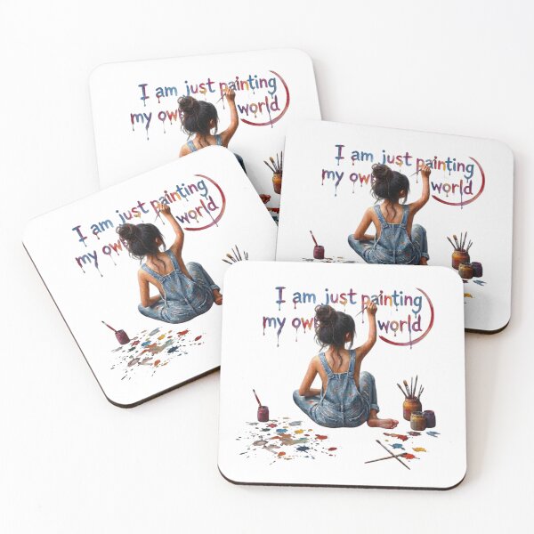 Item preview, Painting My Own World – Artist Girl Painting designed and sold by IvanaIka.