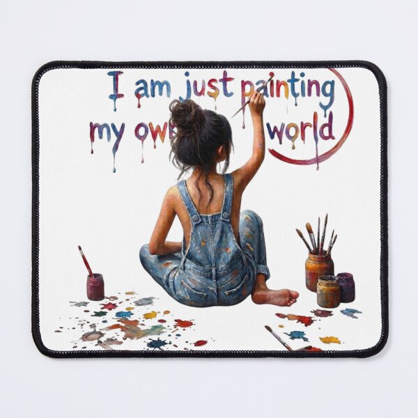 Item preview, Painting My Own World – Artist Girl Painting designed and sold by IvanaIka.