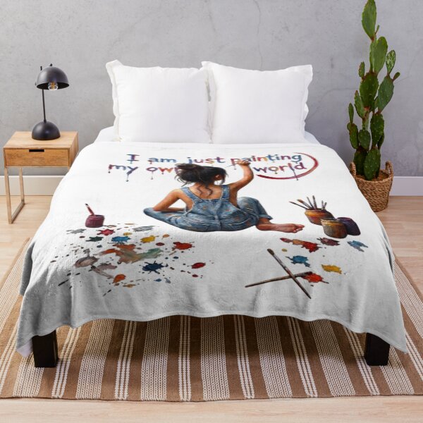 Item preview, Painting My Own World – Artist Girl Painting designed and sold by IvanaIka.