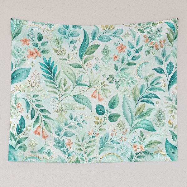 Item preview, Asmara Garden – Eritrean Botanical Pattern designed and sold by Haben Habesha.