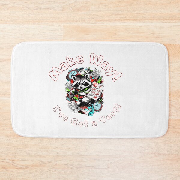 Item preview, Make Way! I've Got a Test! Funny Raccoon Student Humor designed and sold by Creative-Sanc.