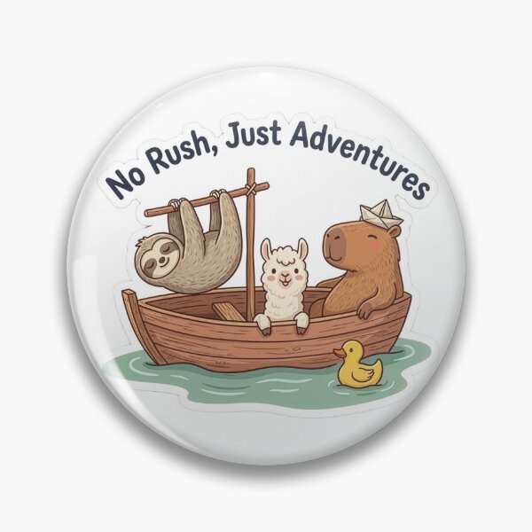 Item preview, No Rush, Just Adventures designed and sold by WonderPopDesign.