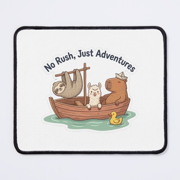 Item preview, No Rush, Just Adventures designed and sold by WonderPopDesign.