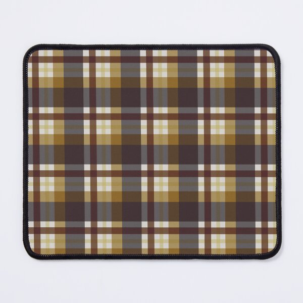 Item preview, Burgundy and Mustard Plaid – Moody Vintage Fall Pattern designed and sold by CricketDoodles.