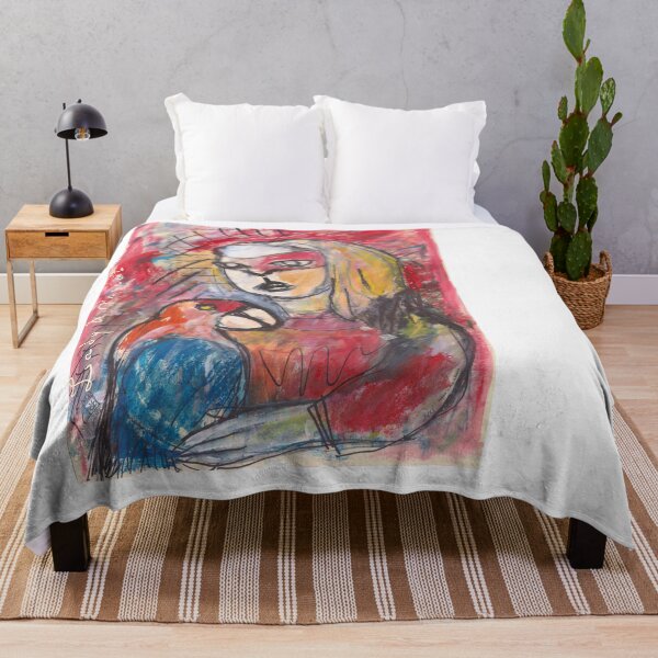 Item preview, Lady & Parrot (Painting by ACCI) designed and sold by VanyssaGraphics.