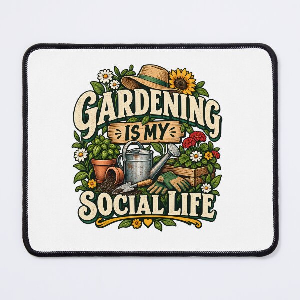 Item preview, Gardening Is My Social Life Funny Gardener designed and sold by Haji Kamora.
