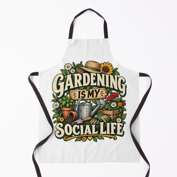 Item preview, Gardening Is My Social Life Funny Gardener designed and sold by Haji Kamora.