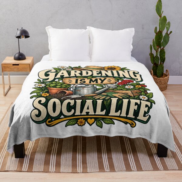Item preview, Gardening Is My Social Life Funny Gardener designed and sold by Haji  Kamora.
