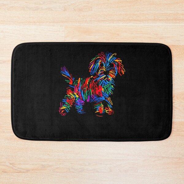 Item preview, Scribble Dog Portrait Colorful Doodle Puppy Art designed and sold by ripgoatclothing.