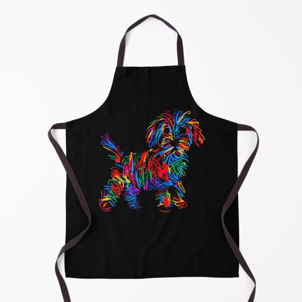 Item preview, Scribble Dog Portrait Colorful Doodle Puppy Art designed and sold by ripgoatclothing.