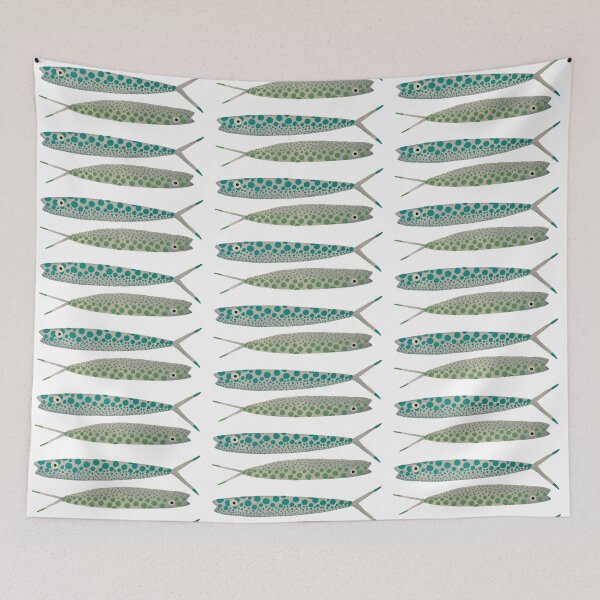Item preview, Spotted Dotted Watercolor Fish  designed and sold by KakiDimock.