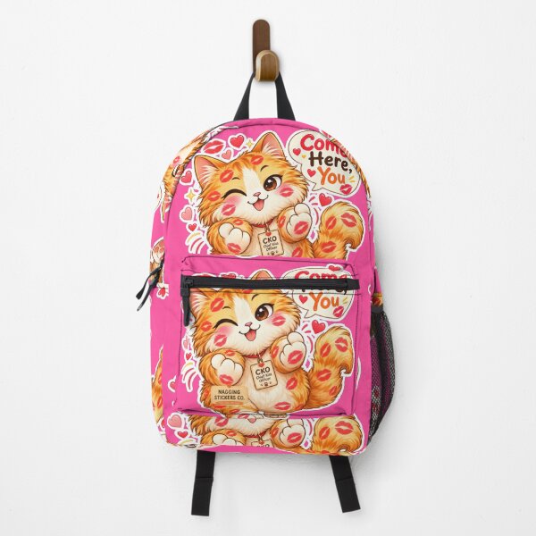 Item preview, BISOU KISS CAT2 BY NAGGINGSTICKERSCO. COME HERE, YOU! COLLECTION | ELECTRIC PINK Edition | No.01 designed and sold by LaMaisonOfMY.
