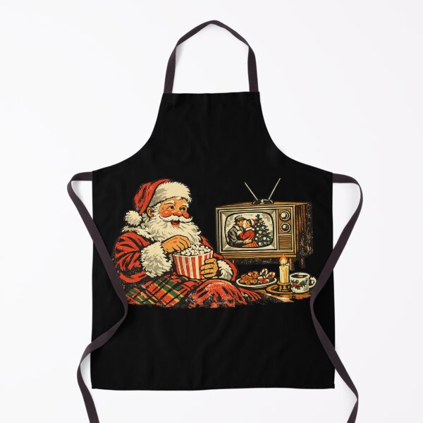 Item preview, Vintage Santa Watching Cozy Christmas Movies Retro 1960s Gift designed and sold by Artycom.