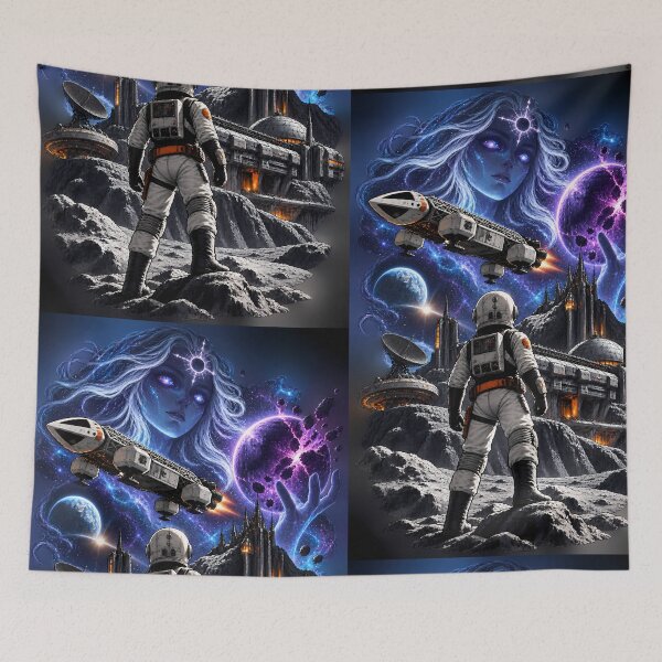 Item preview, Cosmic Guardian of the Lunar Frontier designed and sold by Skolyak.