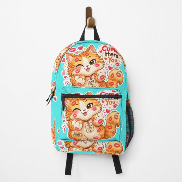 Item preview, BISOU KISS CAT2 BY NAGGINGSTICKERSCO. COME HERE, YOU! COLLECTION | AQUA Edition | No.01 designed and sold by LaMaisonOfMY.