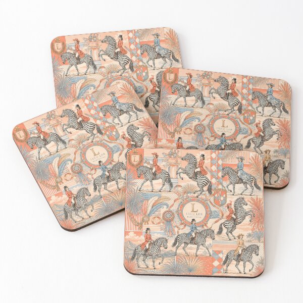 Artikelvorschau, Zebra Riders – Vintage Schal-Design entworfen und verkauft von LuluLeb.