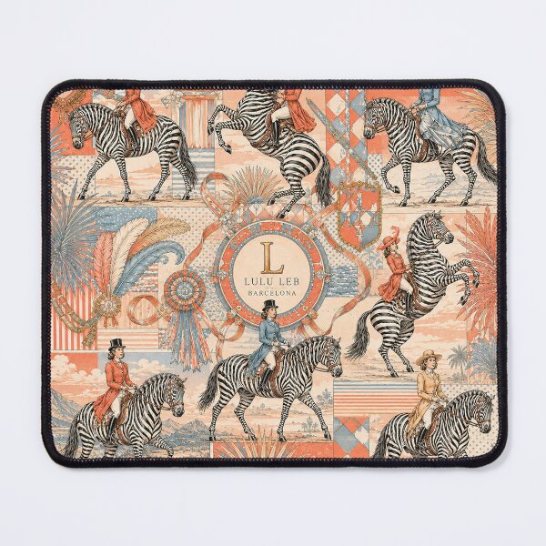 Item preview, Zebra Riders – Vintage Scarf Design designed and sold by LuluLeb.