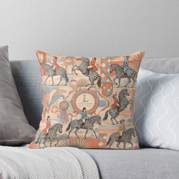 Item preview, Zebra Riders – Vintage Scarf Design designed and sold by LuluLeb.
