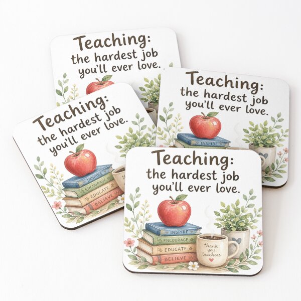 Item preview, Teaching The Hardest Job You'll Ever Love designed and sold by CozyMomDesign.