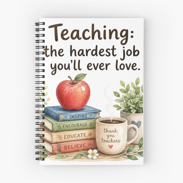 Item preview, Teaching The Hardest Job You'll Ever Love designed and sold by CozyMomDesign.