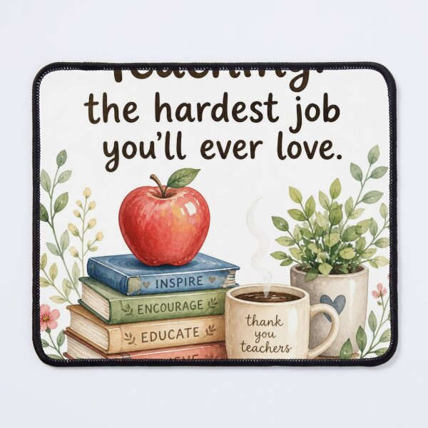 Item preview, Teaching The Hardest Job You'll Ever Love designed and sold by CozyMomDesign.