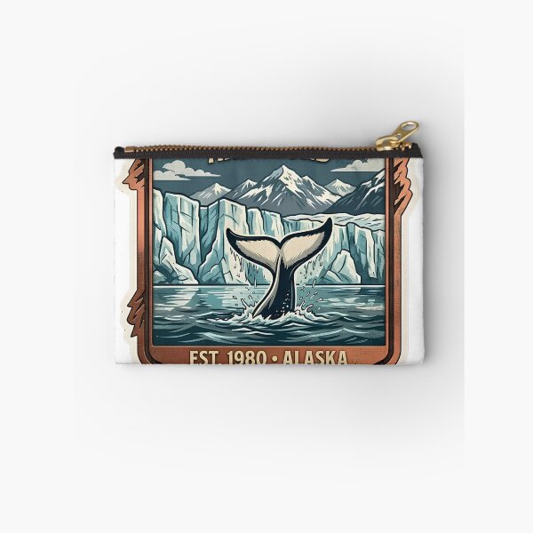 Item preview, Kenai Fjords National Park Alaska Orca Whale Tail Badge designed and sold by LittleArij.
