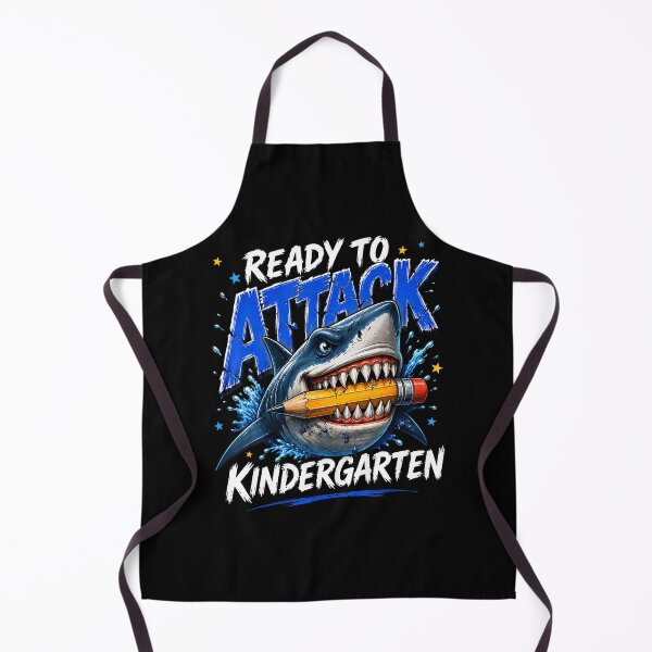 Item preview, Ready To Attack Kindergarten Shark Back To School designed and sold by ripgoatclothing.