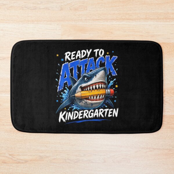 Item preview, Ready To Attack Kindergarten Shark Back To School designed and sold by ripgoatclothing.