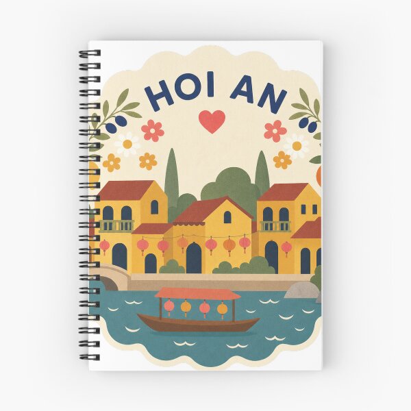 Item preview, Hoi An Vietnam Travel Souvenir Modern Folk Art designed and sold by VisualArtsOasis.