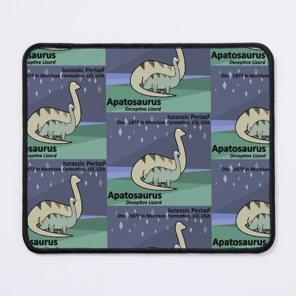 Item preview, Apatosaurus Infographic Art – Jurassic Period Dinosaur Illustration designed and sold by JayMakesTiktok.