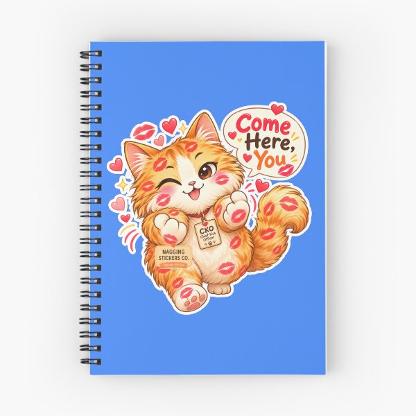 Item preview, BISOU KISS CAT2 BY NAGGINGSTICKERSCO. COME HERE, YOU! COLLECTION | ELECTRIC BLUE Edition | No.01 designed and sold by LaMaisonOfMY.