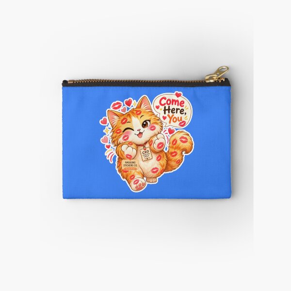 Item preview, BISOU KISS CAT2 BY NAGGINGSTICKERSCO. COME HERE, YOU! COLLECTION | ELECTRIC BLUE Edition | No.01 designed and sold by LaMaisonOfMY.