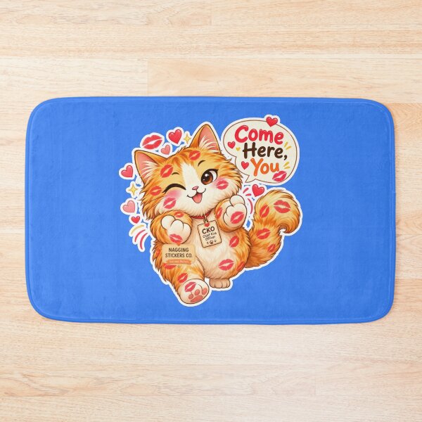 Item preview, BISOU KISS CAT2 BY NAGGINGSTICKERSCO. COME HERE, YOU! COLLECTION | ELECTRIC BLUE Edition | No.01 designed and sold by LaMaisonOfMY.