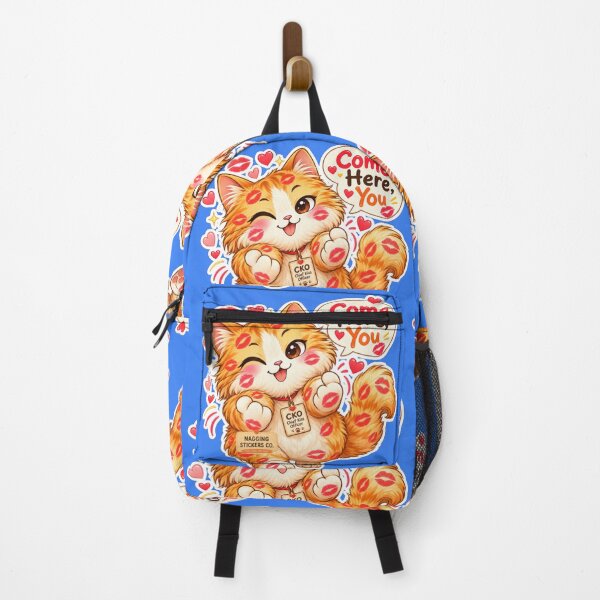 Item preview, BISOU KISS CAT2 BY NAGGINGSTICKERSCO. COME HERE, YOU! COLLECTION | ELECTRIC BLUE Edition | No.01 designed and sold by LaMaisonOfMY.