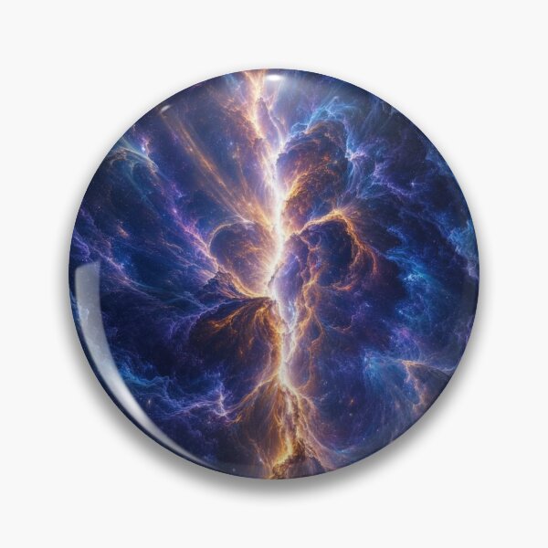 Item preview, The Celestial Divide | Luminous Cosmic Nebula Space Art designed and sold by OandSDesigns23.