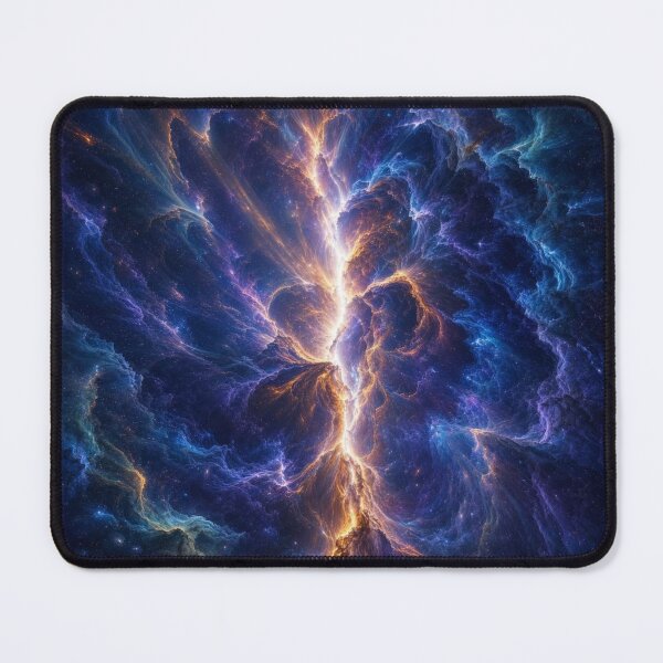Item preview, The Celestial Divide | Luminous Cosmic Nebula Space Art designed and sold by OandSDesigns23.