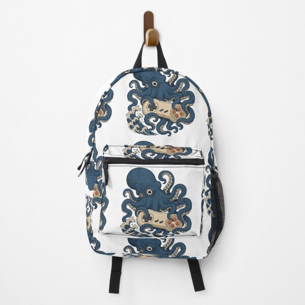 Item preview, Ukiyo-e Octopus Retro Gaming designed and sold by MOSIDRIP™.