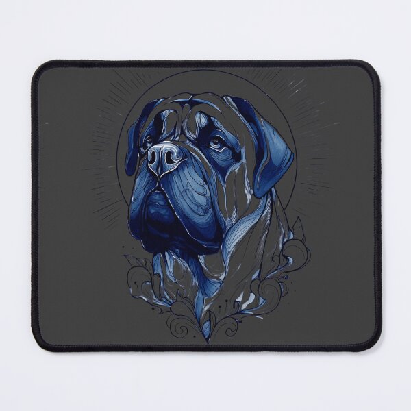 Item preview, Blue and white Bullmastiff puppy dog designed and sold by MendaciousMina.