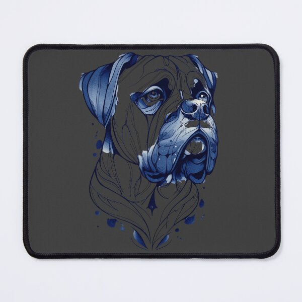 Item preview, Blue and white Bullmastiff puppy dog designed and sold by MendaciousMina.