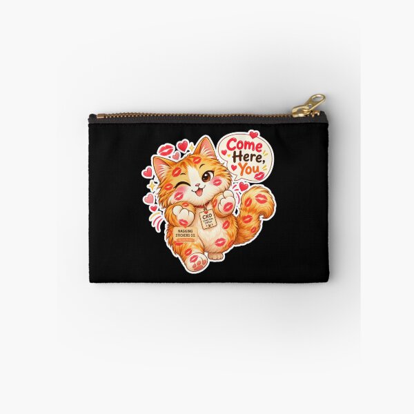 Item preview, BISOU KISS CAT2 BY NAGGINGSTICKERSCO. COME HERE, YOU! COLLECTION | BLACK Edition | No.01 designed and sold by LaMaisonOfMY.