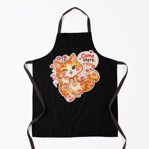 Item preview, BISOU KISS CAT2 BY NAGGINGSTICKERSCO. COME HERE, YOU! COLLECTION | BLACK Edition | No.01 designed and sold by LaMaisonOfMY.