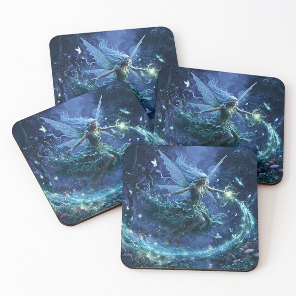 Item preview, Moonlit Fairy Casting Forest Magic designed and sold by Storybook Botanica.