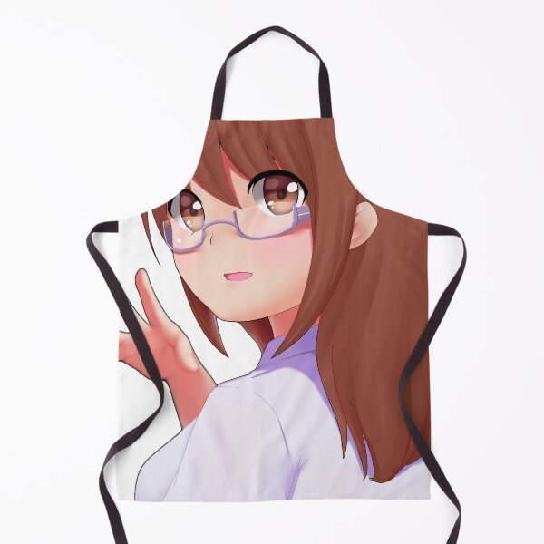 Item preview, Cute Anime Girl With Glasses designed and sold by ranivibes008.