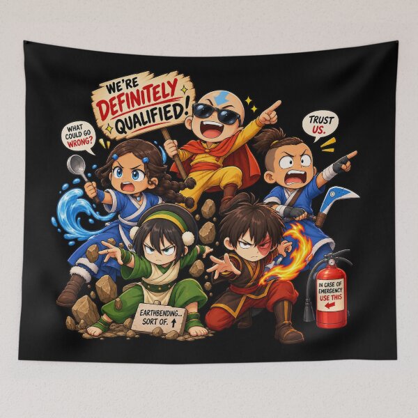 Item preview, The air bender team designed and sold by UnicornDreamers.