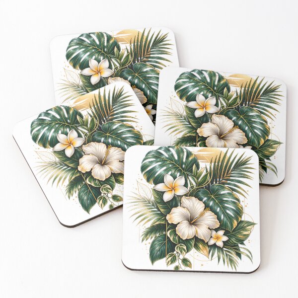 Item preview, Tropical Botanical Flowers – Exotic Island Foliage designed and sold by CreativeMindsetLab.